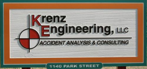 Krenz Engineering office sign